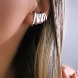BRINCO LISO EAR CUFF SETE FAIXAS