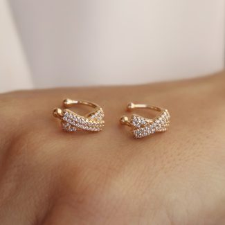 BRINCO ZIRCONIA FAKE X CRAVEJADO