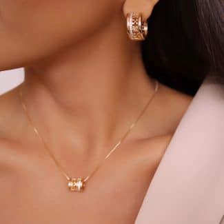 CONJUNTO ZIRCONIA COM BRINCO CLICK - 45CM