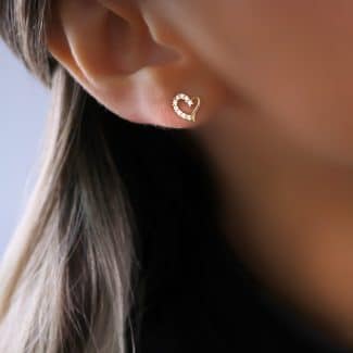 BRINCO ZIRCONIA CORACAO PP COLORIDO E BRANCO