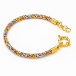 PULSEIRA LISA CORDAO BAIANO TRES CORES