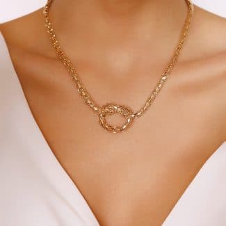 GARGANTILHA LISA NO OCA 45CM