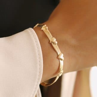 PULSEIRA FITA CINCO CORACOES