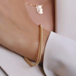 PULSEIRA LISA TELADA FECHO DE IMA