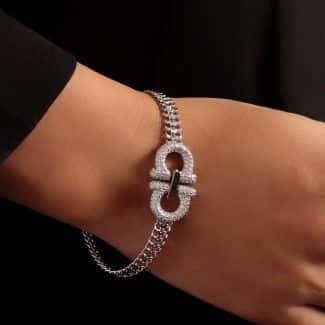 PULSEIRA ZIRCONIA FERRADURA
