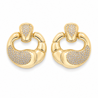 BRINCO ZIRCONIA CRAVEJADO E LISO ARTICULADO