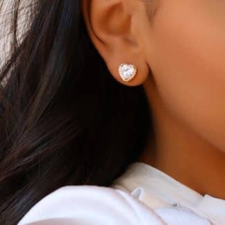 BRINCO ZIRCONIA CORACAO PEQUENO COM ZIRC MAIOR NO MEIO