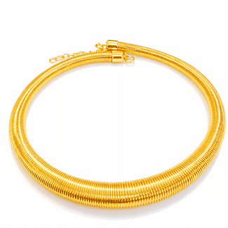 GARGANTILHA LISA ARO MOLA ABAULADO NA PARTE INFERIOR