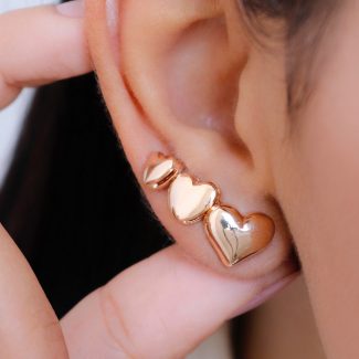 BRINCO LISO TRIO CORACAO