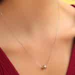 GARGANTILHA LISA UMA BOLA