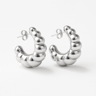 BRINCO LISO ARGOLA COM OITO GOMOS 31.5 MM