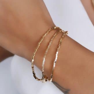 PULSEIRA LISA TRES EM UM CANUTILHOS QUADRADOS