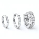 BRINCO LISO TRIO FENDA FINO TRES TAMANHOS