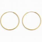 BRINCO LISO ARGOLA FECHADA GRANDE 1.6 MM