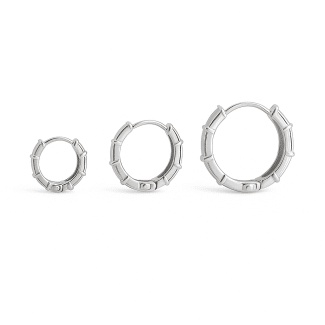 BRINCO LISO TRIO CLICK COM VARIAS FAIXAS 12.3 MM