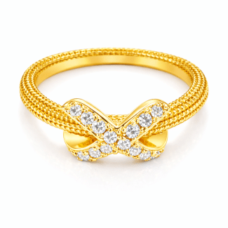 ANEL ZIRCONIA SIMBOLO X DETALHADO