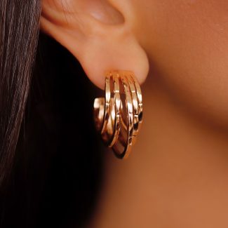 BRINCO LISO FORMATO LUA CINCO FAIXAS RISCADAS