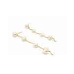 BRINCO PEROLA COM QUATRO PEROLAS NA CORRENTE VENEZIANA