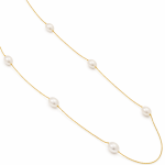 GARGANTILHA PEROLA COM ONZE PEROLAS BARROCA 80CM