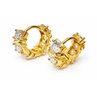 BRINCO ZIRCONIA ARGOLA CLICK COM SEIS ZIRCONIAS 11.7 MM