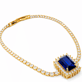 PULSEIRA CRISTAL RETANGULAR RIVIERA CORES