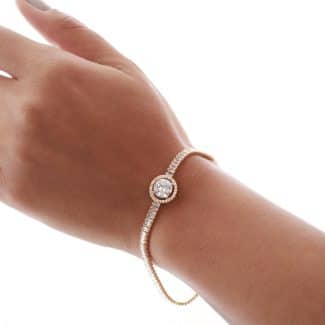 PULSEIRA CRISTAL REDONDA RIVIERA NAVETE CORES