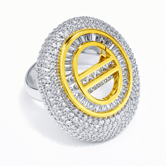 ANEL ZIRCONIA FORMATO LACRE DOIS BANHOS