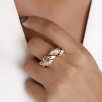 ANEL ZIRCONIA PREGO TORCIDO