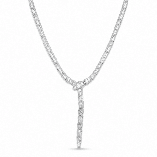 GARGANTILHA ZIRCONIA COBRA TODA CRAVEJADA GRAVATA 45CM
