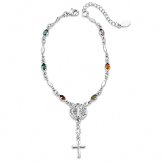 PULSEIRA CRISTAL SAO BENTO TERCO COLORIDO