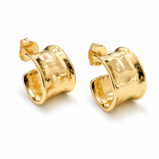 BRINCO LISO ARGOLA AMASSADO 18.8MM
